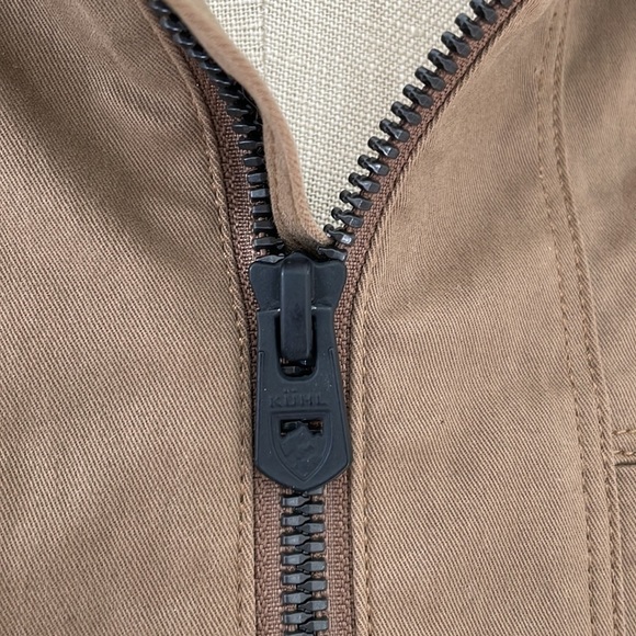 Kuhl Women’s Canvas GENERATR FLANNEL LINED jacket Womens medium - Picture 9 of 13